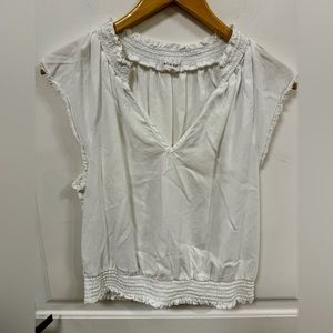 Bella Dahl smocked waist top